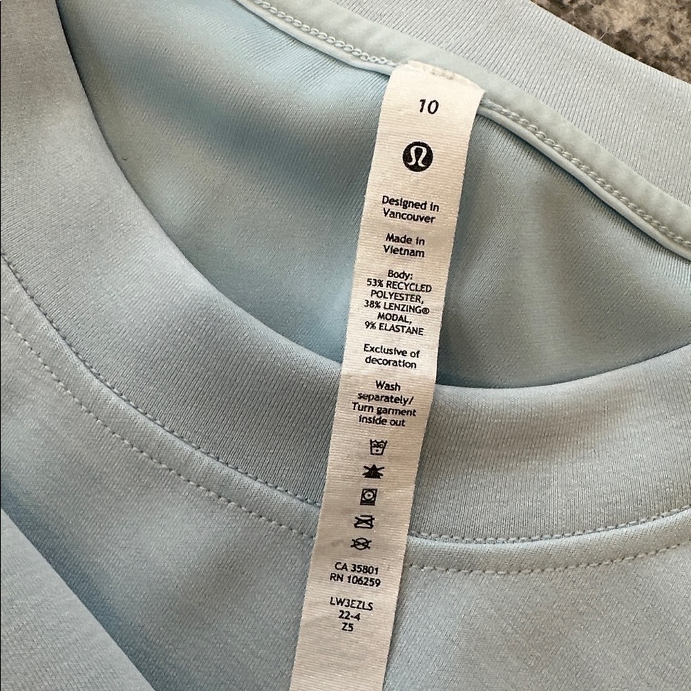 lululemon athletica Light Blue Sweatshirt - Picture 3 of 4